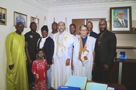 CNOSM : les judoka médaillés reçus par M.Abderrahmane Ethmane - [Photoreportage]