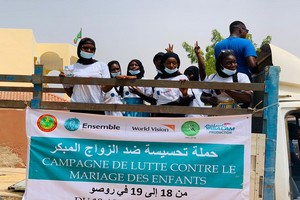 Campagne de lutte contre le mariage des enfants à Rosso [Photoreportage]