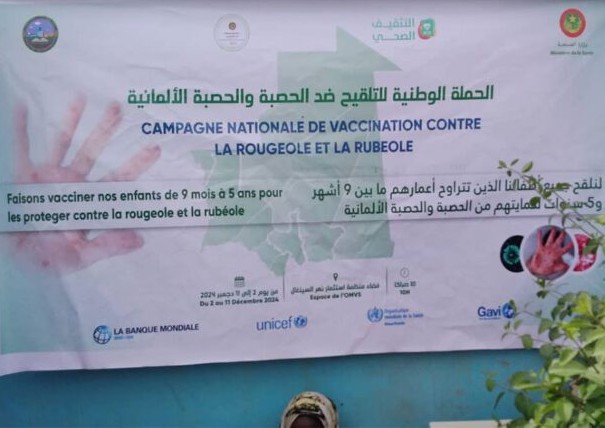 Mauritanie : lancement d’une importante campagne de vaccination contre la rougeole 