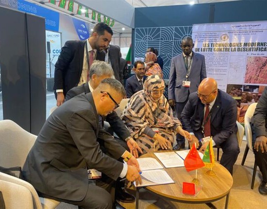 La Mauritanie et la Chine signent un protocole d’accord pour la réhabilitation d’espaces arables