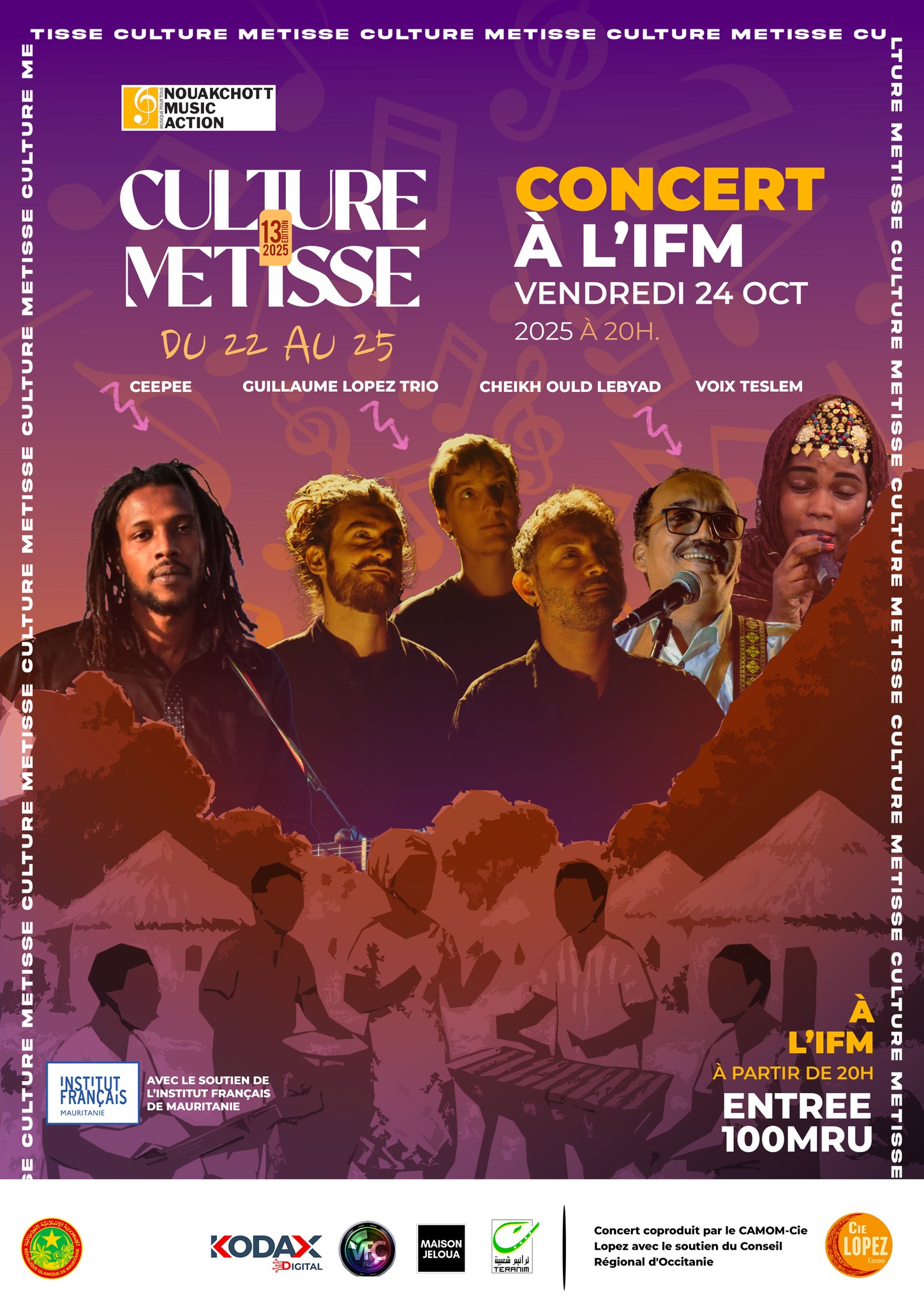 Communiqué / Le Festival de Musique “Culture Métisse” : une célébration de la diversité culturelle et musicale