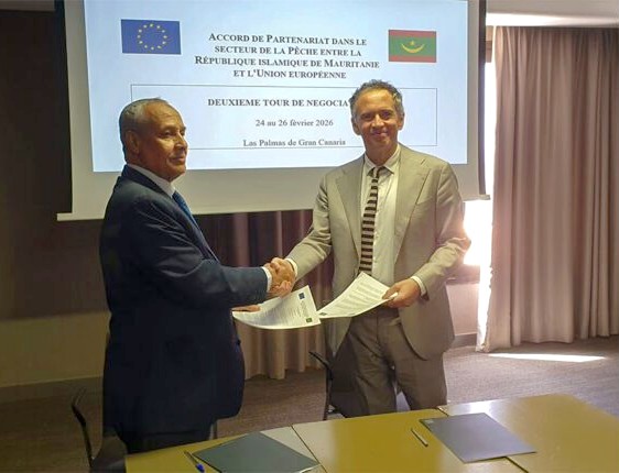 Clôture des négociations entre la Mauritanie et l’UE sur la mise à jour du protocole de partenariat dans le secteur de la pêche