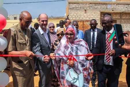 Sebkha inaugure sa première borne fontaine collective du projet « Femmes et Villes Durables »